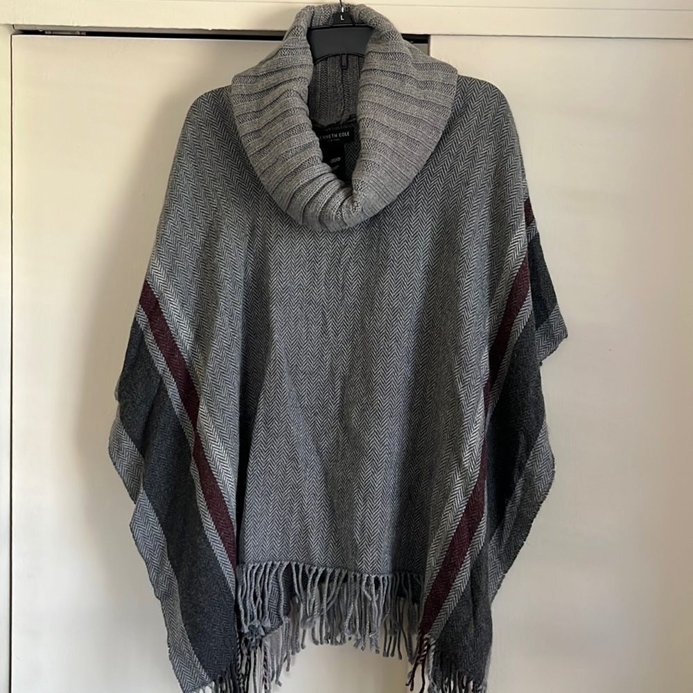 Kenneth Cole Cowl Neck Poncho